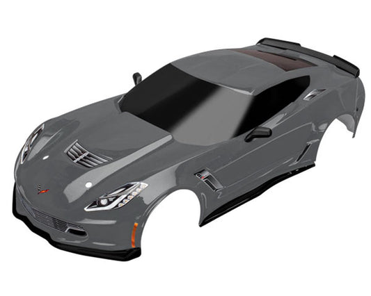 Corvette Prepainted Graphite Body for 4-Tec 2.0 (TRA8386A)