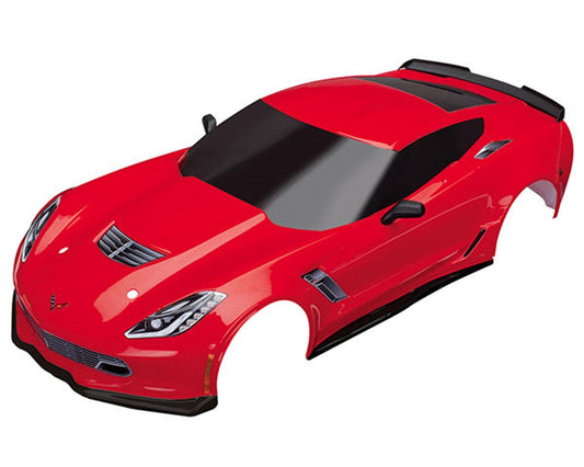 Corvette Prepainted Red Body for 4-Tec 2.0 (TRA8386R)