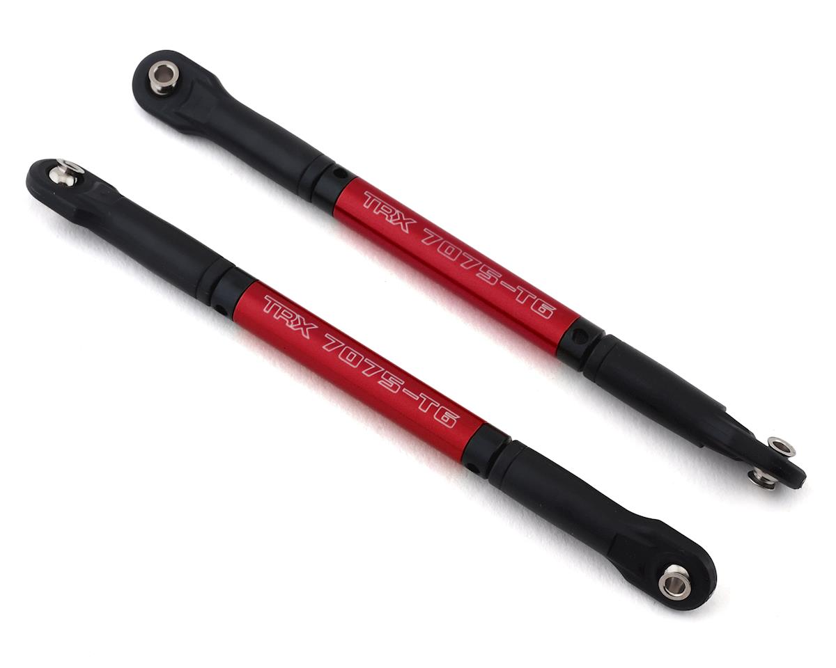 Aluminum Pushrods with Rod Ends Red for E-Revo 2.0 (TRA8619R)