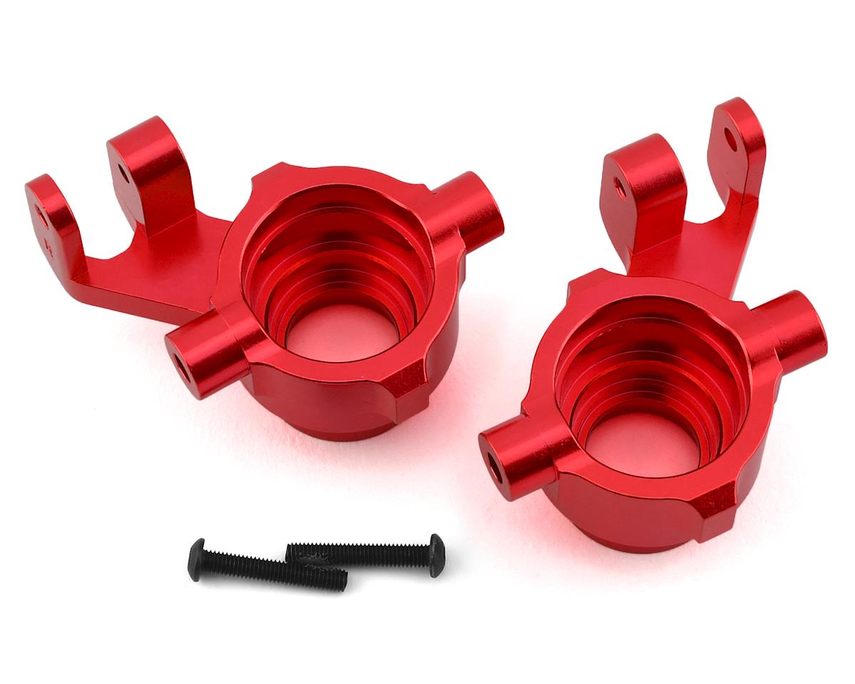 Aluminum Steering Blocks Red for Maxx (2) (TRA8937R)