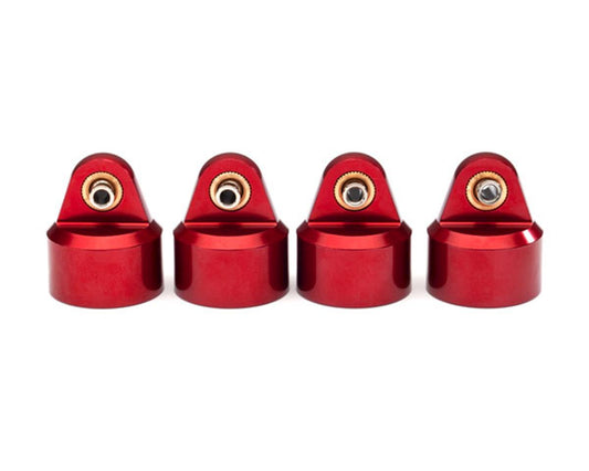 Aluminum GT-Maxx Shock Caps Red for Maxx (4) (TRA8964R)