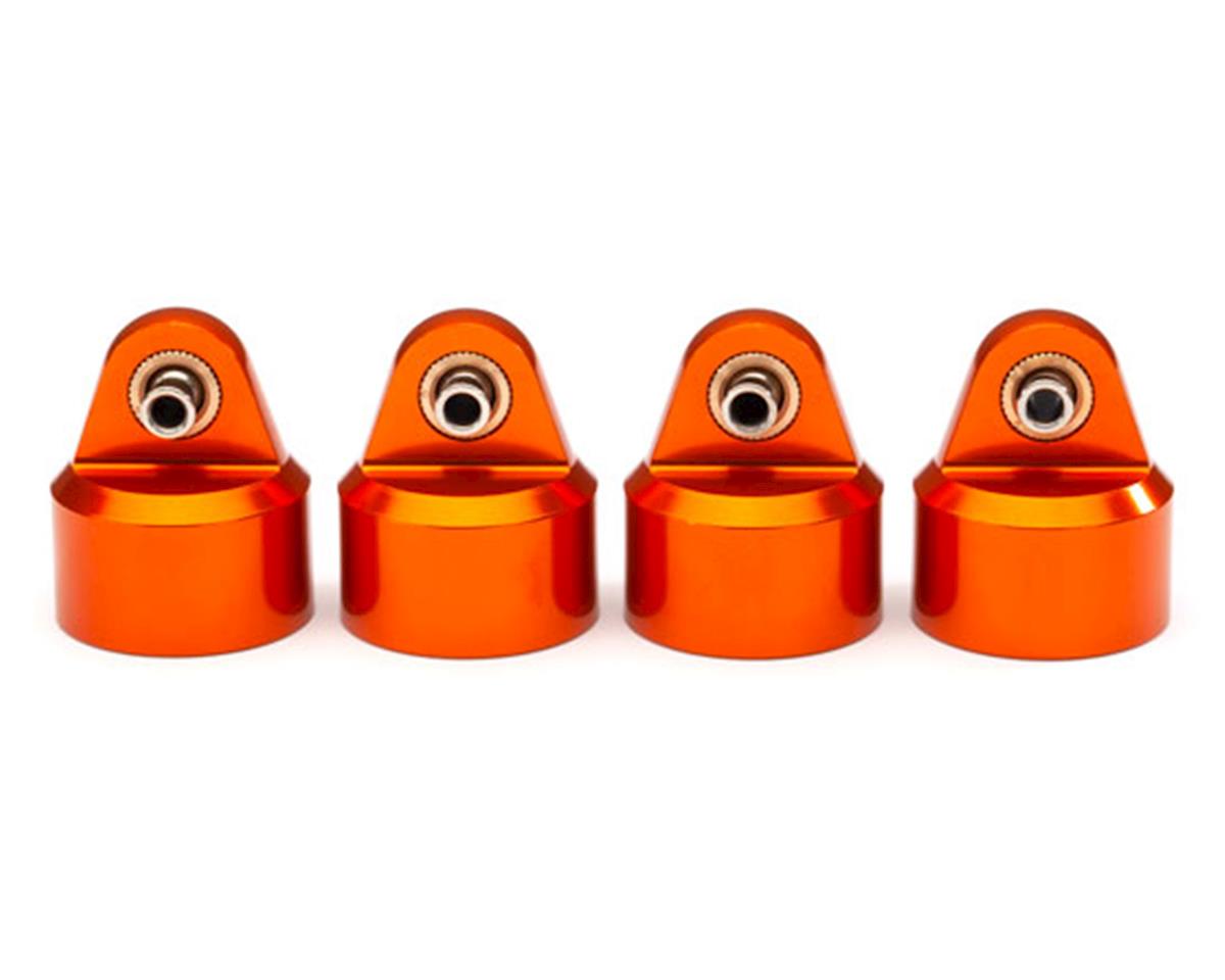 Aluminum GT-Maxx Shock Caps Orange for Maxx (4) (TRA8964T)