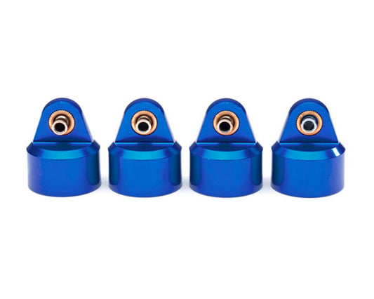 Aluminum GT-Maxx Shock Caps Blue for Maxx (4) (TRA8964X)