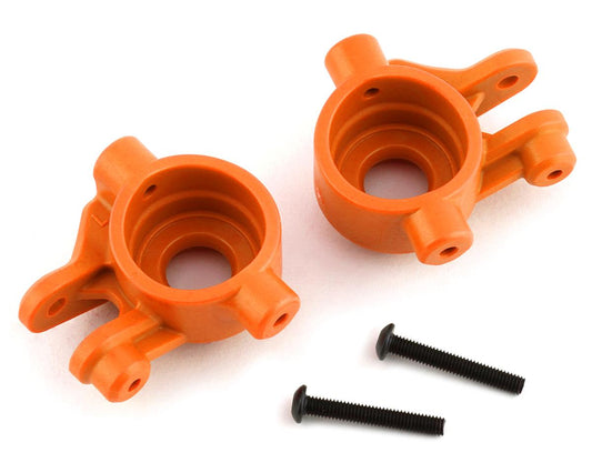 Extreme Heavy Duty Steering Blocks Orange for Hoss/Rustler 4x4/Slash 4x4 (2) (TRA9037T)