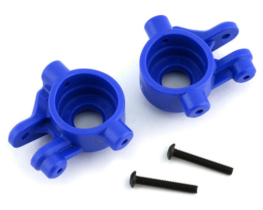 Extreme Heavy Duty Steering Blocks Blue for Hoss/Rustler 4x4/Slash 4x4 (2) (TRA9037X)