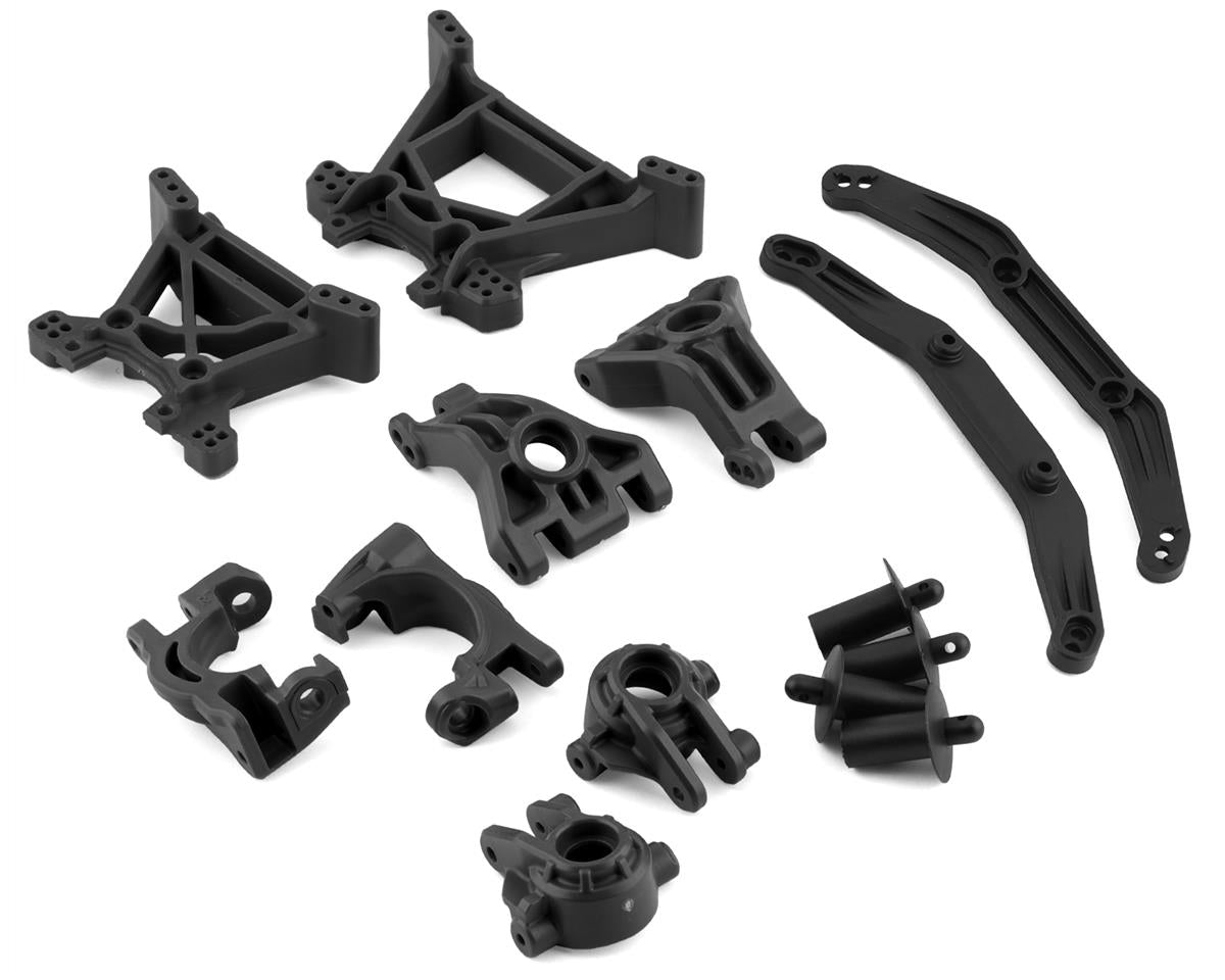 Extreme Heavy Duty Driveline and Suspension Kit Black for Hoss/Rustler 4x4/Slash 4x4 (TRA9080)