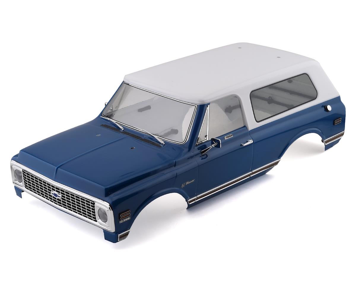Chevrolet 1972 Blazer Complete Prepainted Blue Body with Grille and Accessories for TRX-4 (TRA9111X)
