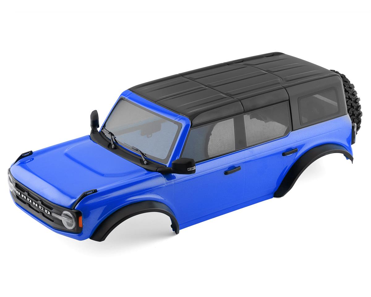 Ford 2021 Bronco Complete Prepainted Velocity Blue Bodywith Grille and Accessories for TRX-4 (TRA9211A)