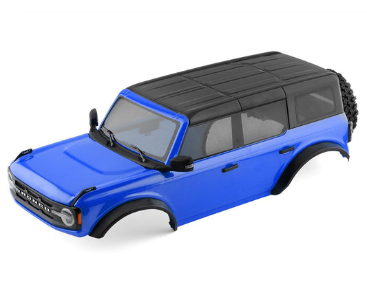 Ford 2021 Bronco Complete Prepainted Velocity Blue Bodywith Grille and Accessories for TRX-4 (TRA9211A)