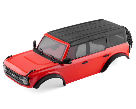 Ford 2021 Bronco Complete Prepainted Red Body with Grille and Accessories for TRX-4 (TRA9211R)