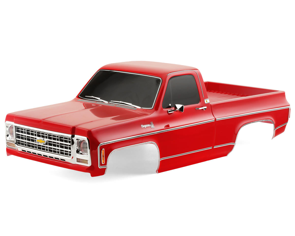 Chevrolet K10 Blazer Prepainted Red Body with Grille and Accessories for TRX-4 (TRA9212R)