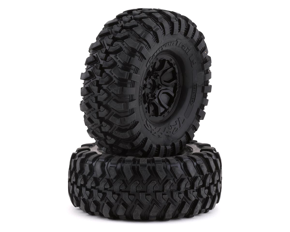 Canyon Trail 1.9" Premounted Tires with Black Bronco Wheels for TRX-4 (2) (TRA9272)