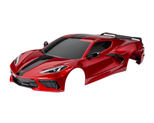 Chevrolet 2020 Corvette Stingray Prepainted Red Body for 4-Tec 3.0 (TRA9311R)