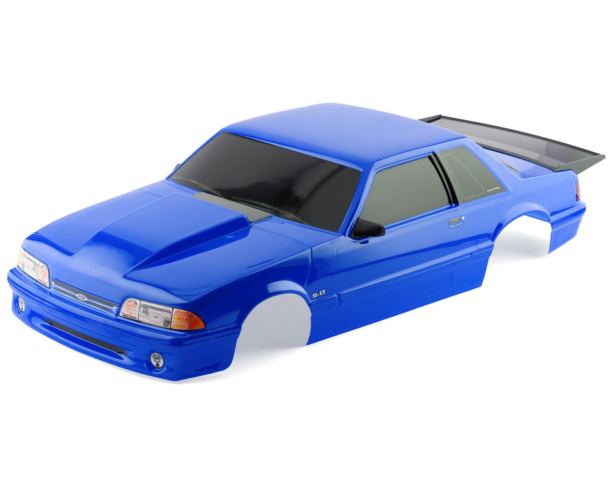 Ford Fox Body Mustang 5.0 Prepainted Blue Body for Drag Slash (TRA9421X)