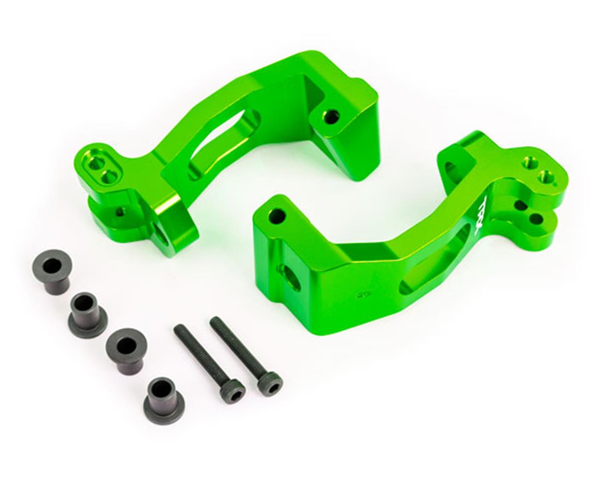 Aluminum Caster Blocks Green for Sledge (2) (TRA9532G)