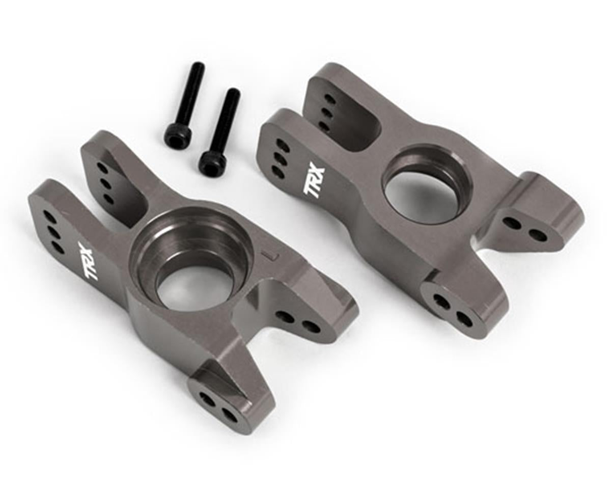 Aluminum Stub Axle Carriers Titanium Anodized for Sledge (2) (TRA9552A)