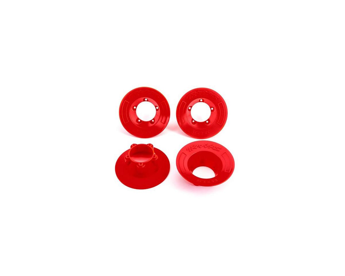 Wheel Covers Red for Sledge (4) (TRA9569R)