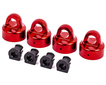 Aluminum GT-Maxx Shock Caps Red for Sledge (4) (TRA9664R)