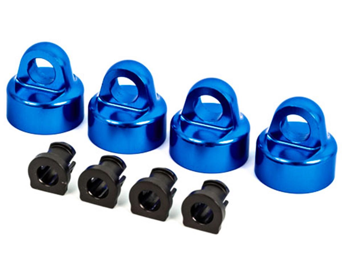 Aluminum GT-Maxx Shock Caps Blue for Sledge (4) (TRA9664X)