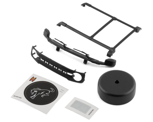 Roof Rack and Spare Tire Cover with Cowl and Grille for TRX-4M (TRA9715)