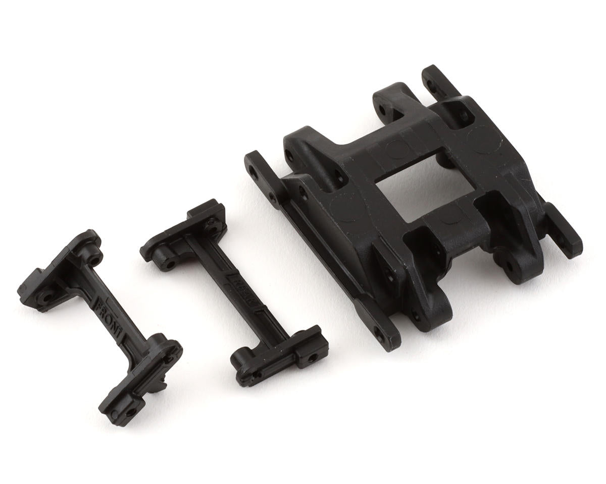 Front and Rear Bumper Mounts with Center Skid Plate for TRX-4M (TRA9736)