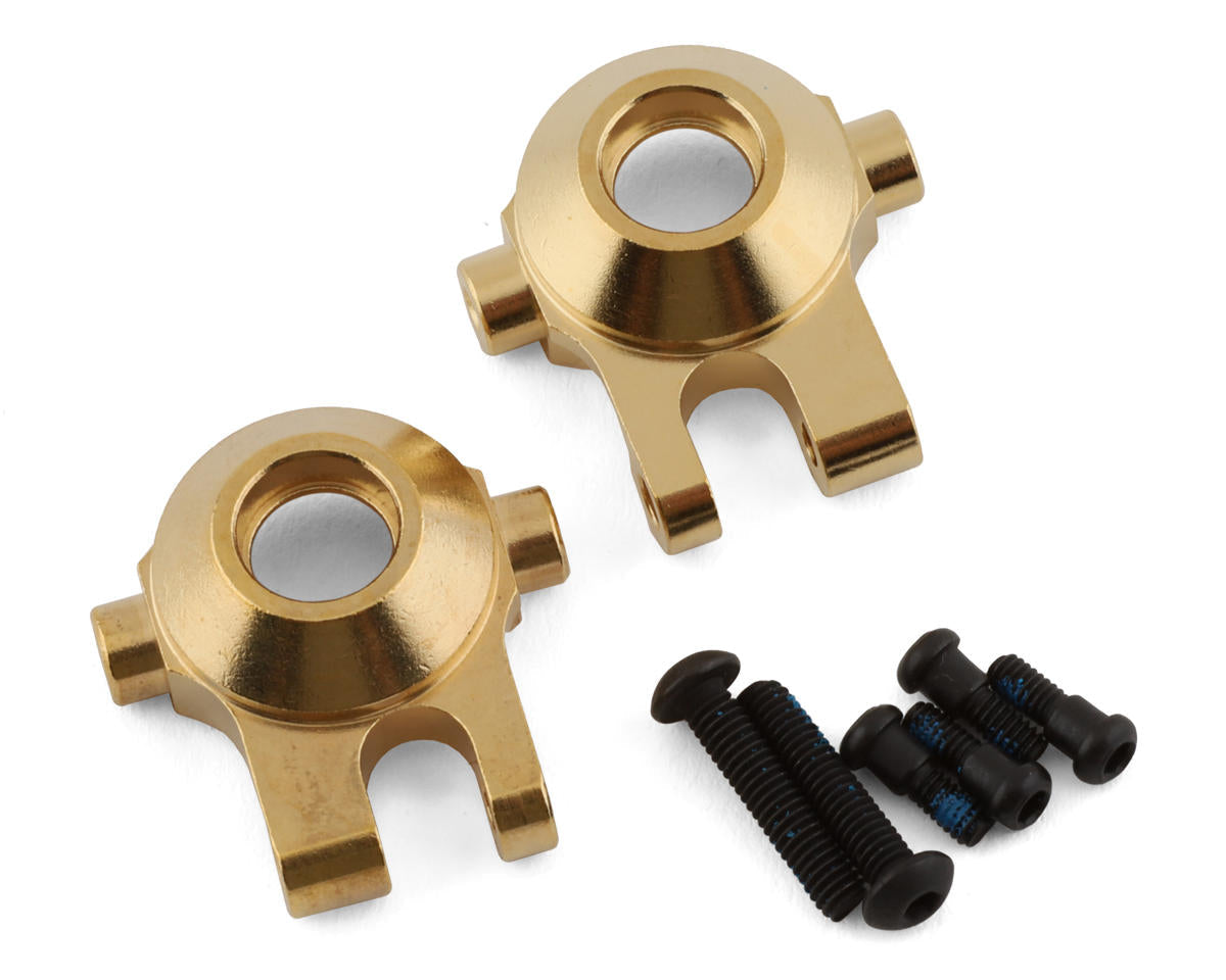 Brass Steering Blocks for TRX-4M (2) (TRA9737)