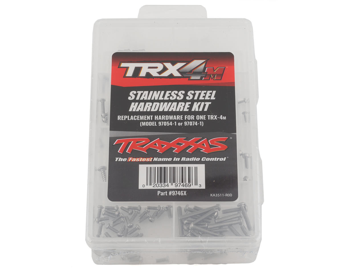 Stainless Steel Hardware Kit for TRX-4M (TRA9746X)