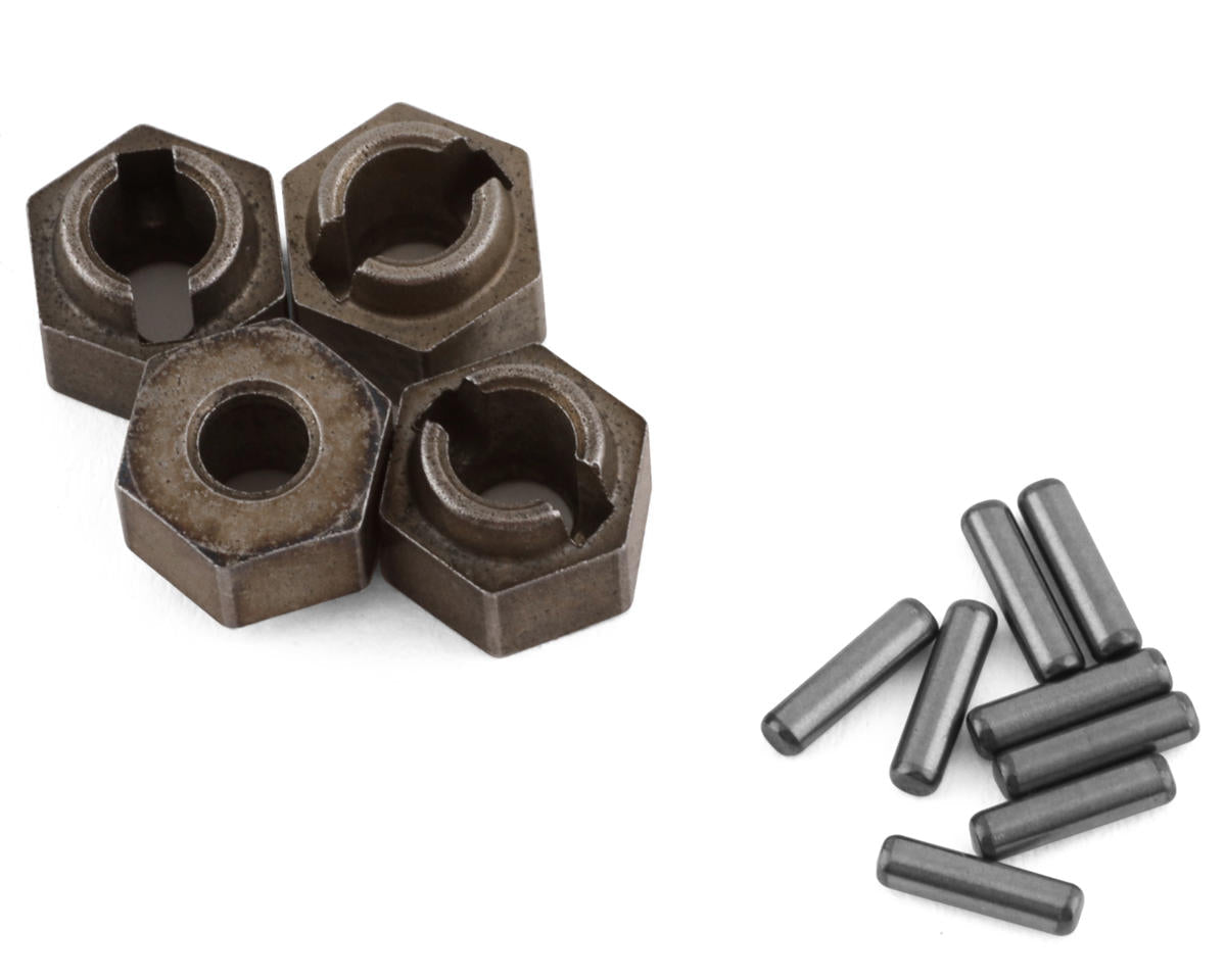 Steel Wheel Hexes for TRX-4M (4) (TRA9750A)