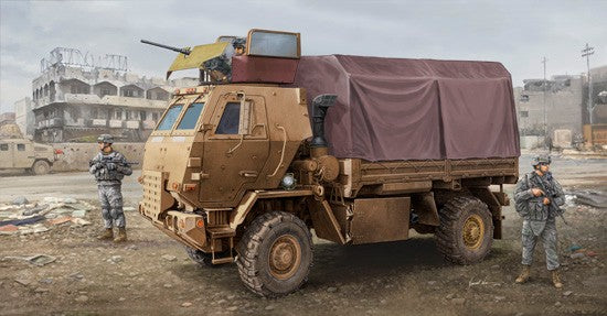 1/35 M1078 LMTV Light Medium Tactical Vehicle Cargo Truck with Armored Cab Plastic Model Kit (TSM1009)