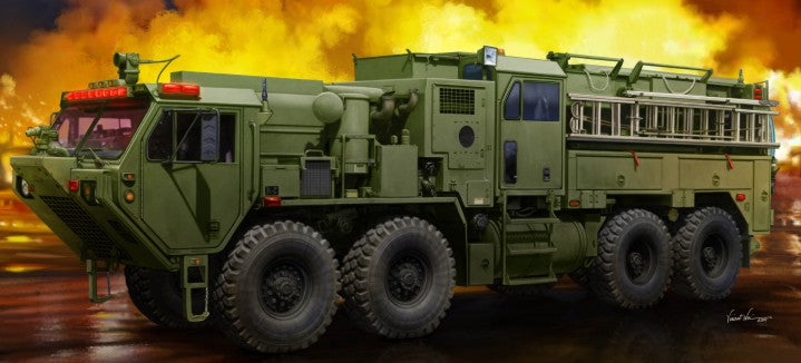 1/35 M1142 HEMTT Tactical Fire Fighting Truck Plastic Model Kit (TSM1067)