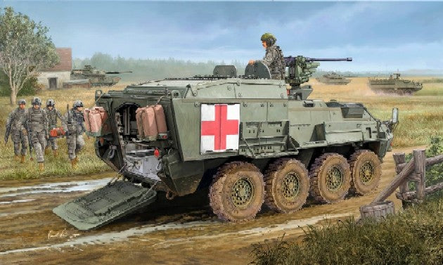1/35 M1133 Stryker Medical Evacuation Vehicle MEV Plastic Model Kit (TSM1559)
