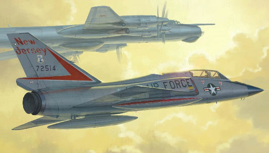 1/72 USAF F106B Delta Dart Fighter Plastic Model Kit (TSM1683)