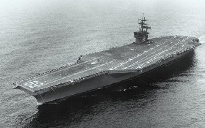 1/700 USS Dwight D. Eisenhower CVN69 Aircraft Carrier 1978 Plastic Model Kit (TSM5753)
