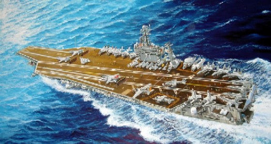 1/700 USS Theodore Roosevelt CVN71 Aircraft Carrier 2006 Plastic Model Kit (TSM5754)