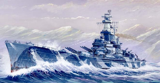 1/700 USS Alabama BB60 Battleship Plastic Model Kit (TSM5762)