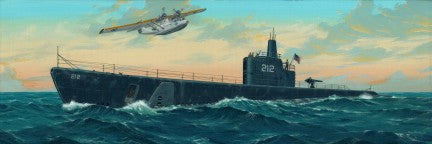 1/144 USS Gato SS212 Submarine 1941 Plastic Model Kit (TSM5905)