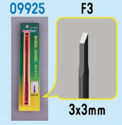 Model Micro Chisel 3x3mm Square Tip (TSM9925)