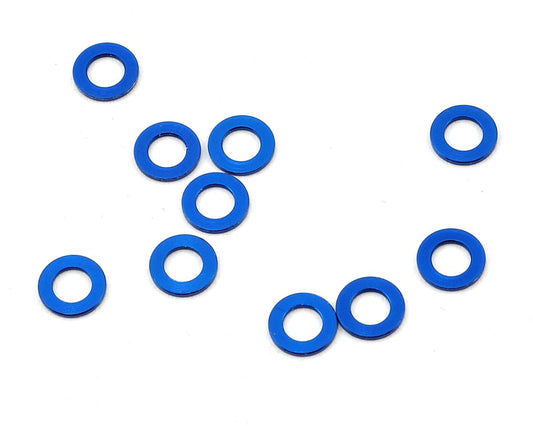 Aluminum Ball Stud Washer 5.5x0.5mm Blue (10) (ASC31381)