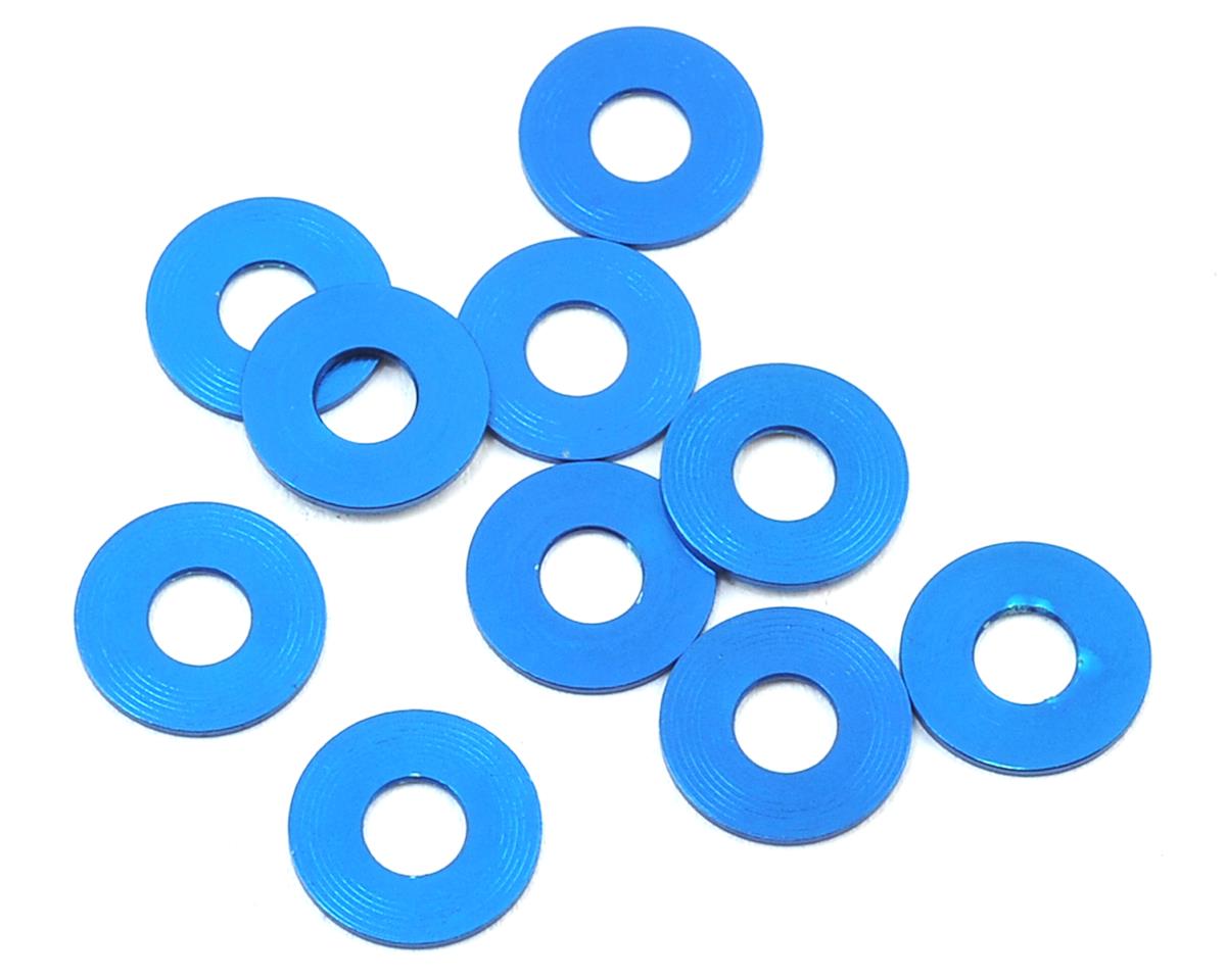 Aluminum Bulkhead Washer 7.8x0.5mm Blue (10) (ASC31384)