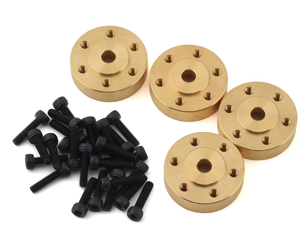 Factory Team Enduro Brass Beadlock Hex Adapters (4) (ASC42104)