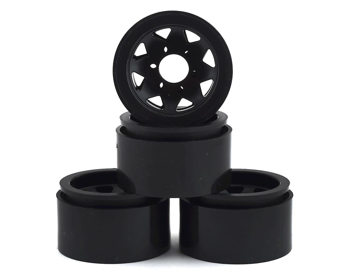 Enduro 1.55" Trigon Wheels Black (4) (ASC42111)