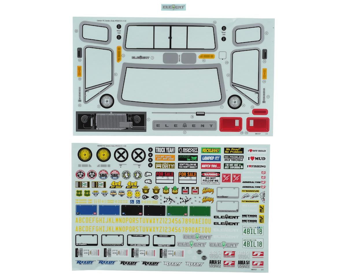 Sendero Body Decal Sheet (ASC42122)