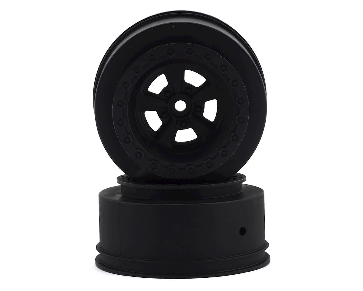 Drag 2.2/3.0 SCT Black Wheels for 1/10 Drag Racing Rear (ASC71078)