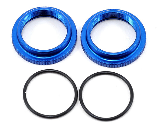 Aluminum Big Bore 12mm Threaded Collar Blue (2) (ASC91304)