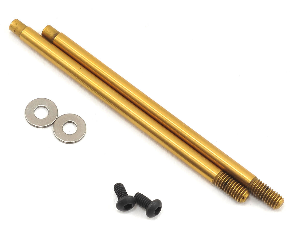 Titanium Nitride Screw Mount Front Shock Shafts 3x35mm (2) (ASC91623)