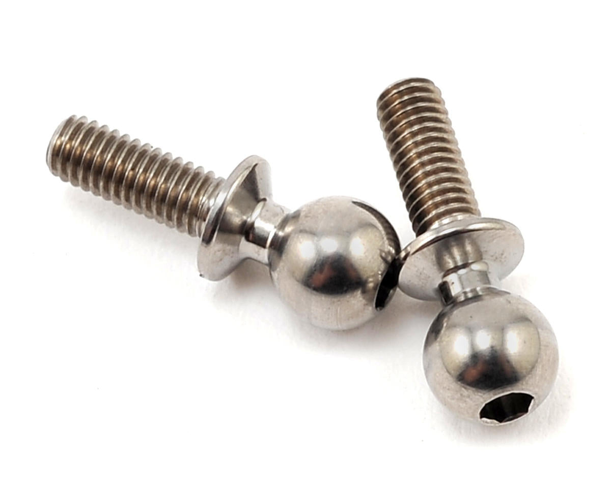 Titanium Factory Team Heavy Duty Ball Studs 8mm (2) (ASC91752)