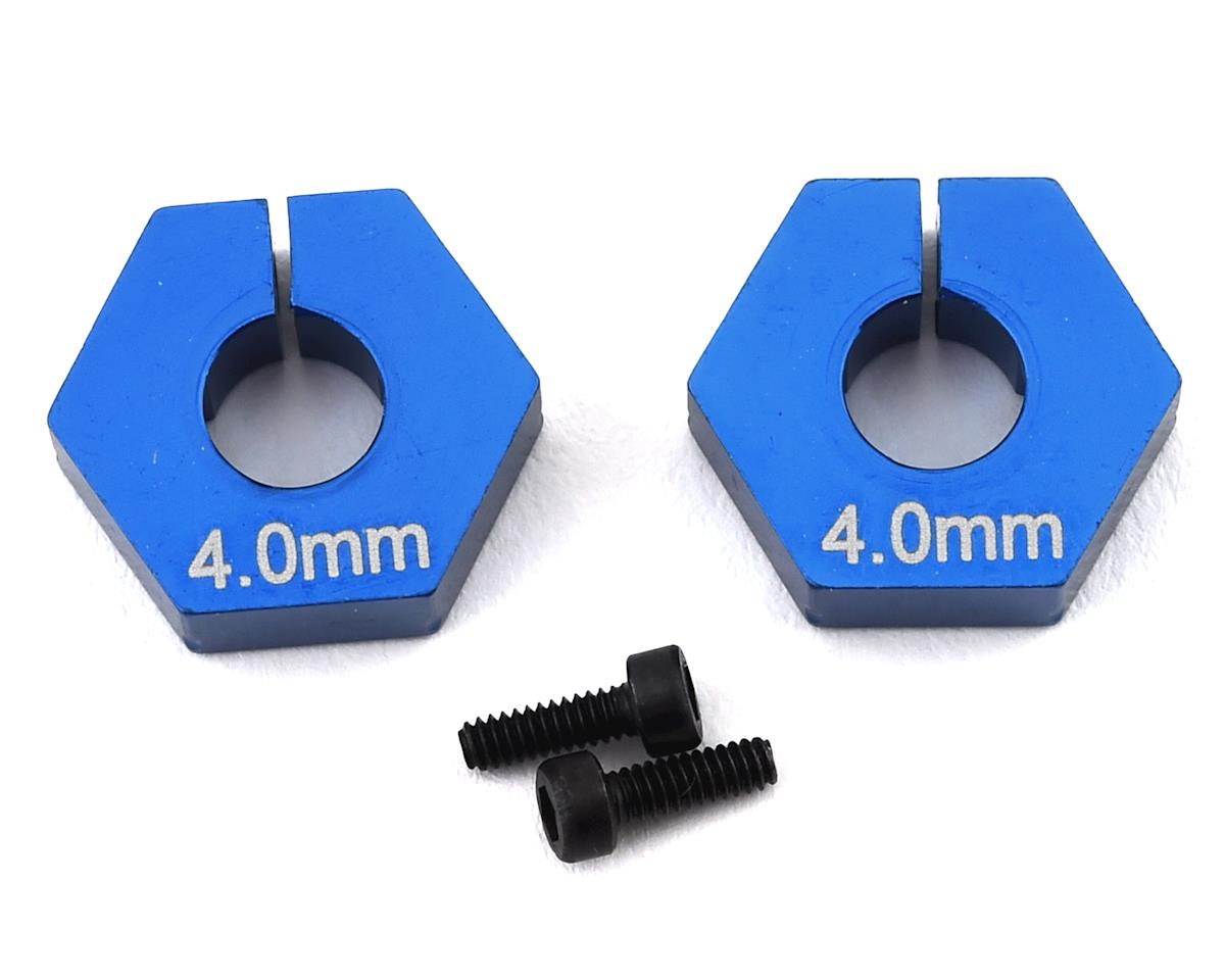 Aluminum Clamping Wheel Hexes Blue for B6.2 (2) (ASC91862)