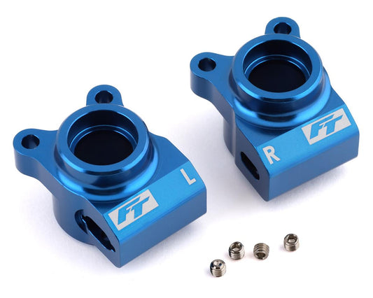 Aluminum Factory Team Rear Rear Hubs Blue for B6.2 (2) (ASC91877)