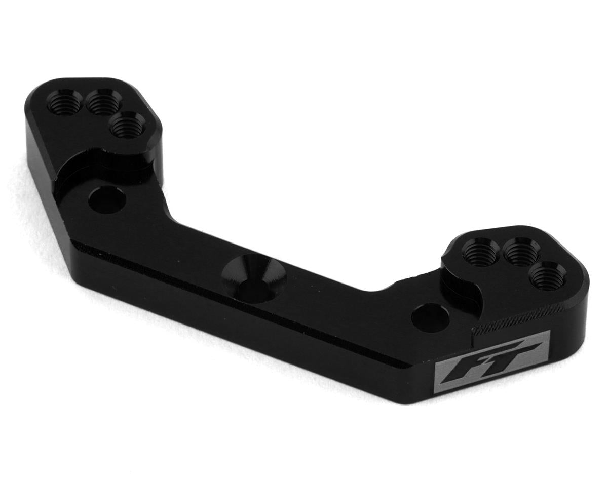 Aluminum Factory Team Rear Ballstud Mount +2mm Black for B6.2 (ASC91889)