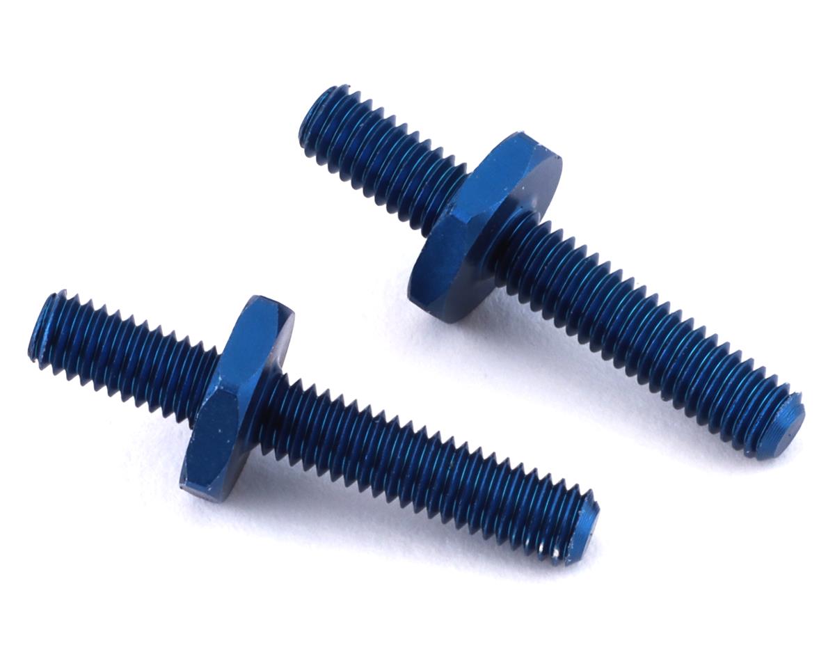 Aluminum Factory Team Battery Strap Shoulder Screw Blue for B6.3 (2) (ASC91905)